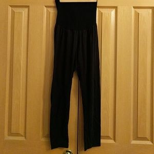 Motherhood Maternity Black Belly Panel Leggings